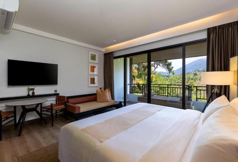 חדר סטנדרט נוף להרים, Kachonghills Tented Resort Trang