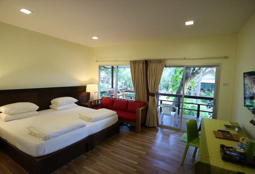 带花园景观和一个卧室的别墅, Palita Lodge Sha Plus