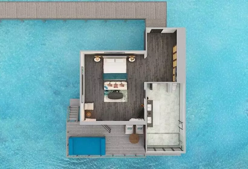 ویلای 1 خوابه, Anantara Veli Maldives Resort - Adults Only