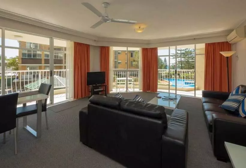آپارتمان 1 خوابه, Burleigh Surf Apartments