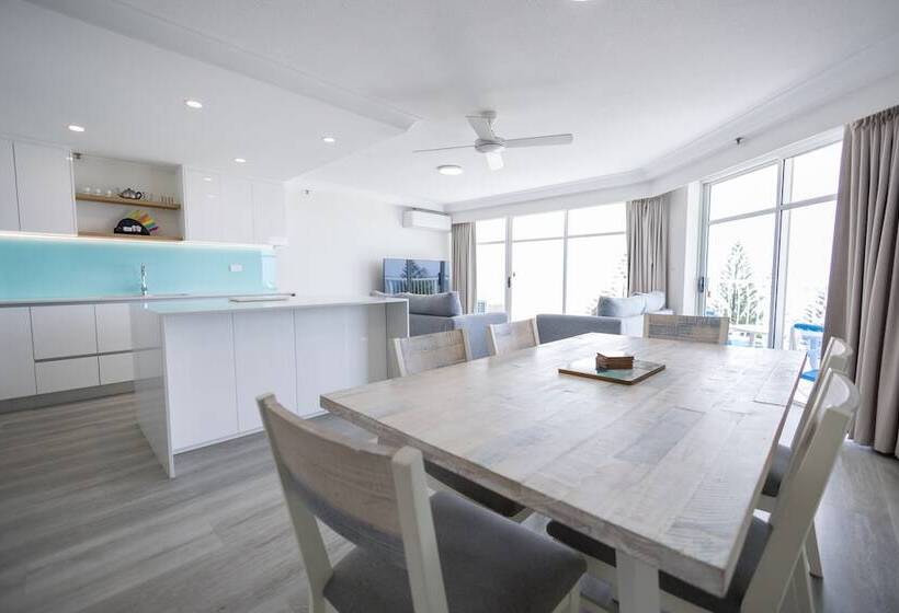 شقة إدارية غرفتين نوم, Burleigh Surf Apartments