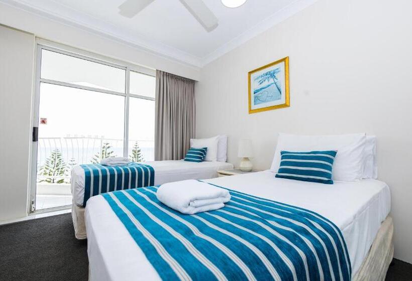 شقة إدارية غرفتين نوم, Burleigh Surf Apartments