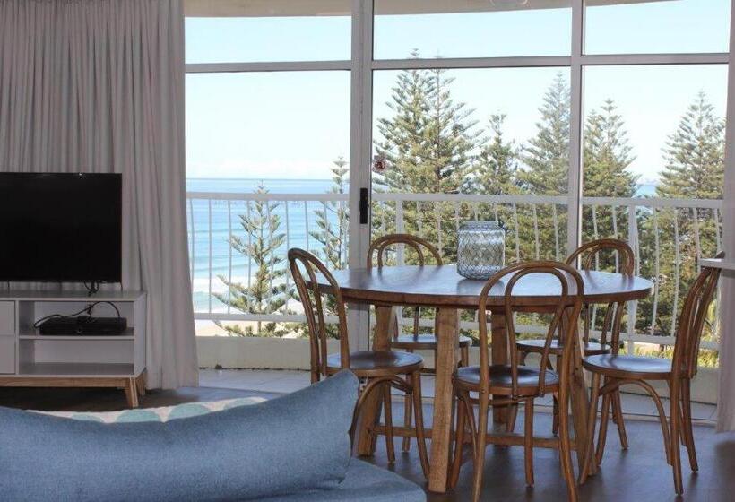 شقة إدارية غرفتين نوم, Burleigh Surf Apartments