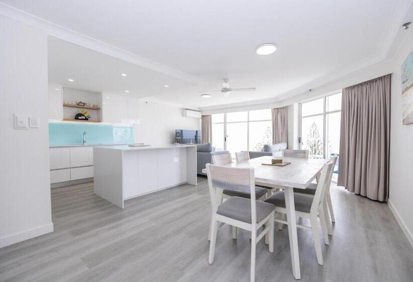 شقة إدارية غرفتين نوم, Burleigh Surf Apartments