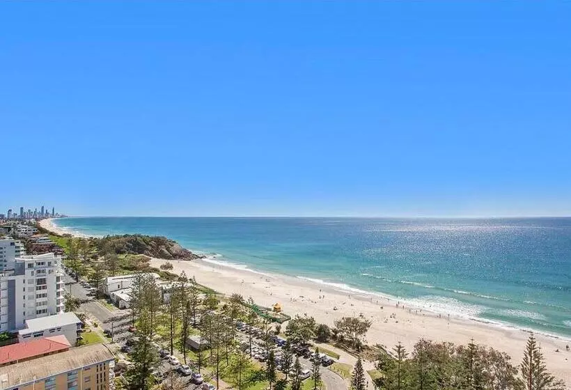 آپارتمان 1 خوابه با چشم‌انداز دریا, Burleigh Surf Apartments