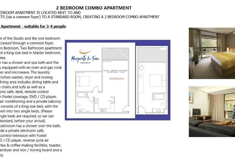 جناح غرفتين نوم, Margarets In Town Apartments