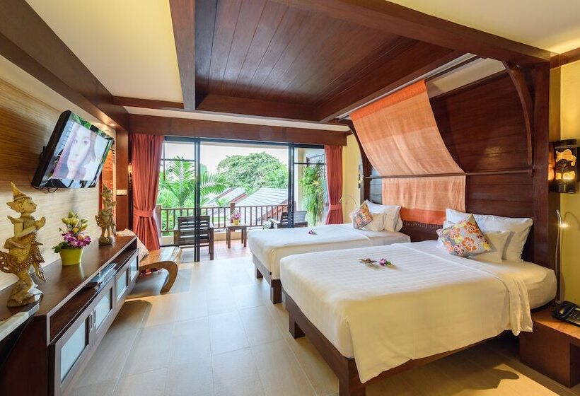 غرفة ديلوكس مطلّة علي البحر, Samui Jasmine Resort Sha Plus