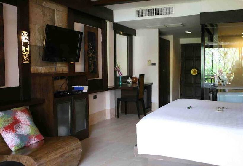 غرفة ديلوكس مطلّة علي الحديقة, Samui Jasmine Resort Sha Plus