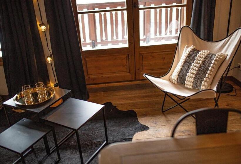Апартаменты 1 Спальня с Видом, Arc 1950 Appartement Skis Aux Pieds