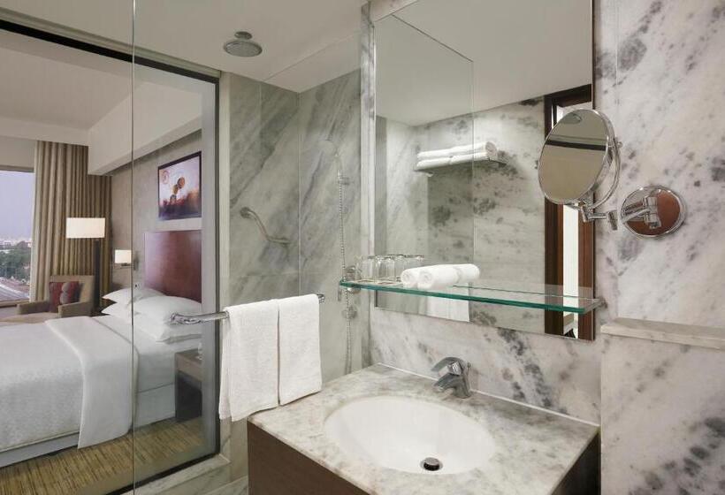 اتاق استاندارد با چشم‌انداز استخر, Four Points By Sheraton Hotel And Serviced Apartments Pune