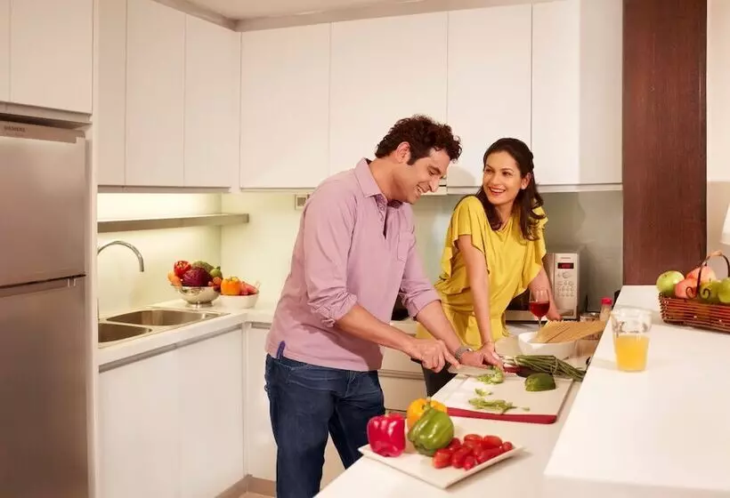 ２ベッドルームのエクゼクティブアパートメント, Somerset Greenways Chennai