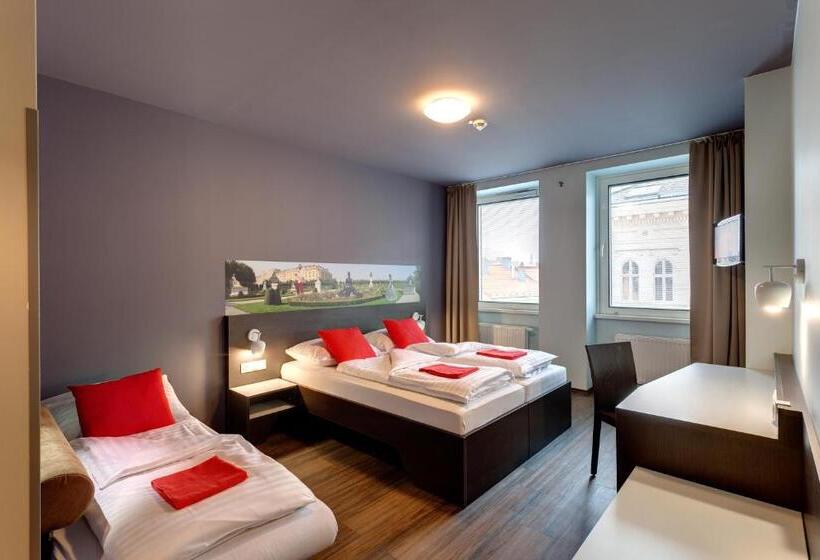 스탠다드 트리플 룸, Meininger Hotel Wien Downtown Sissi