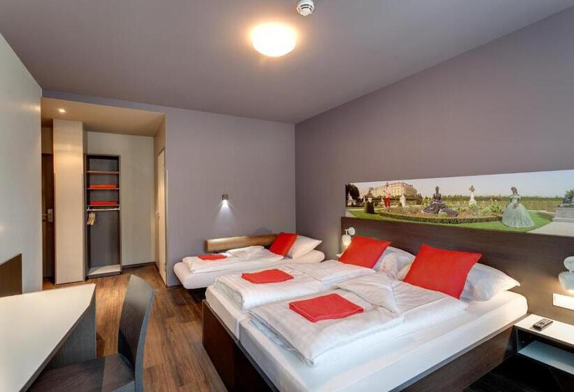 اتاق استاندارد سه نفره, Meininger Hotel Wien Downtown Sissi