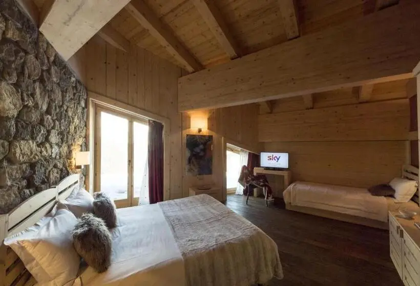 Deluxe-huone, Chalet Morel 1586 Hotel & Spa