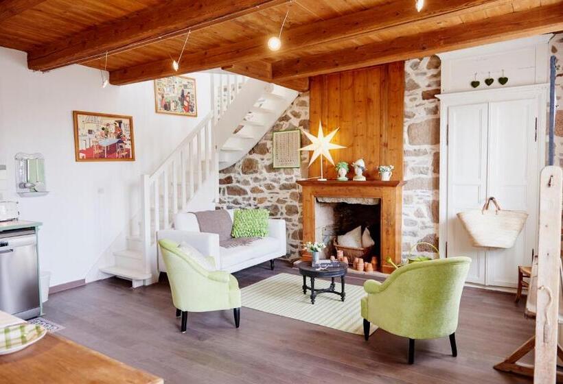 شقة ديلوكس غرفة نوم واحدة, Manoir Des Petites Bretonnes