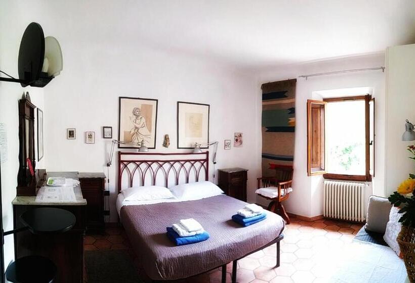 Standard room with outdoor bath, B&b La Pieve   Locanda Per Viandanti