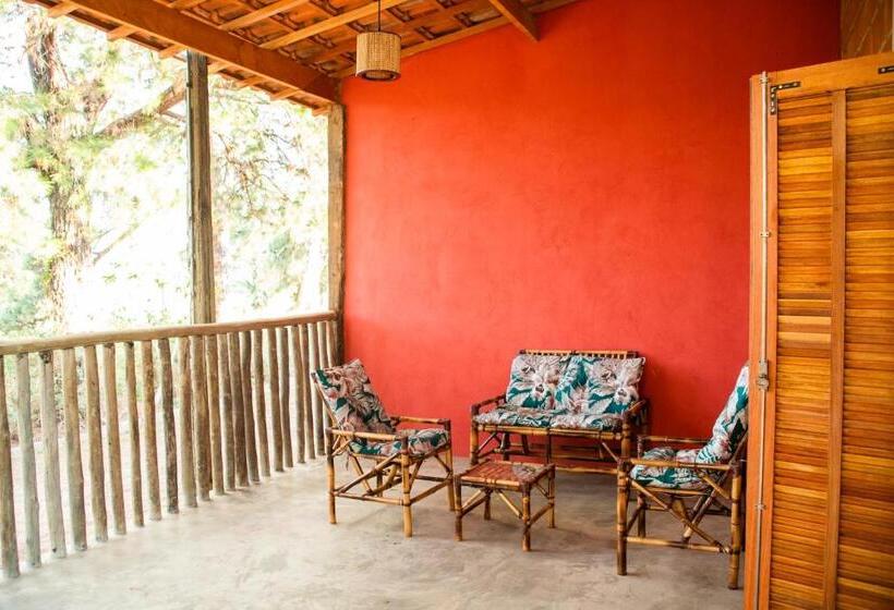 침실 1개 발코니 아파트, Pousada Chalés Da Felicidade