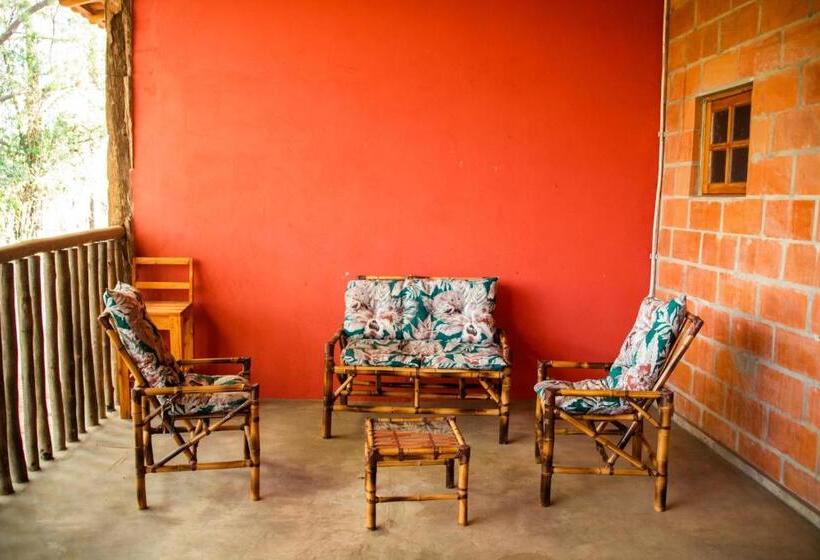 침실 1개 테라스 아파트, Pousada Chalés Da Felicidade