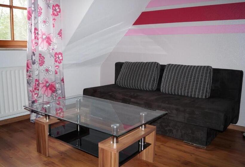 آپارتمان 1 خوابه با چشم‌انداز باغ, Gästehaus Zur Mühle Dehm