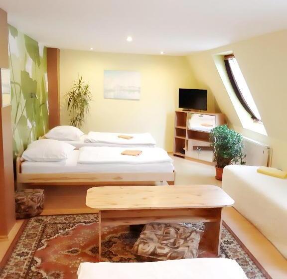 Четырехместный Номер Стандарт Вид на Сад, Penzion Havaj