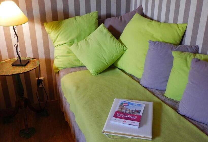 חדר סטנדרט טריפל חדר רחצה חיצוני, B&b La Chrysalide