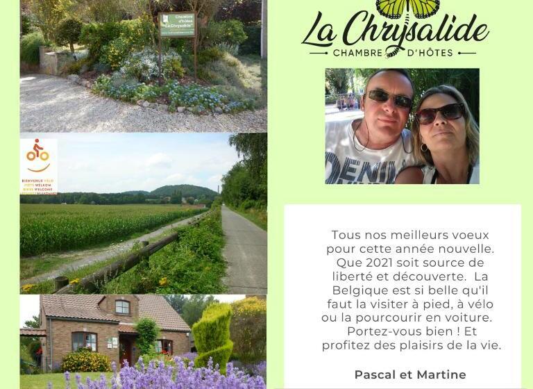 חדר סטנדרט טריפל חדר רחצה חיצוני, B&b La Chrysalide