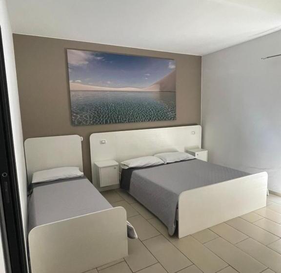 חדר סטנדרט לשלושה עם נוף לגינה, B&b Mirage