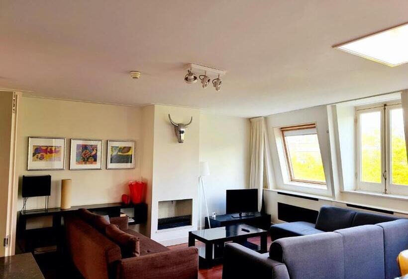 דירת חדר סופריור, Marnix Top: 8p Near Leidsche