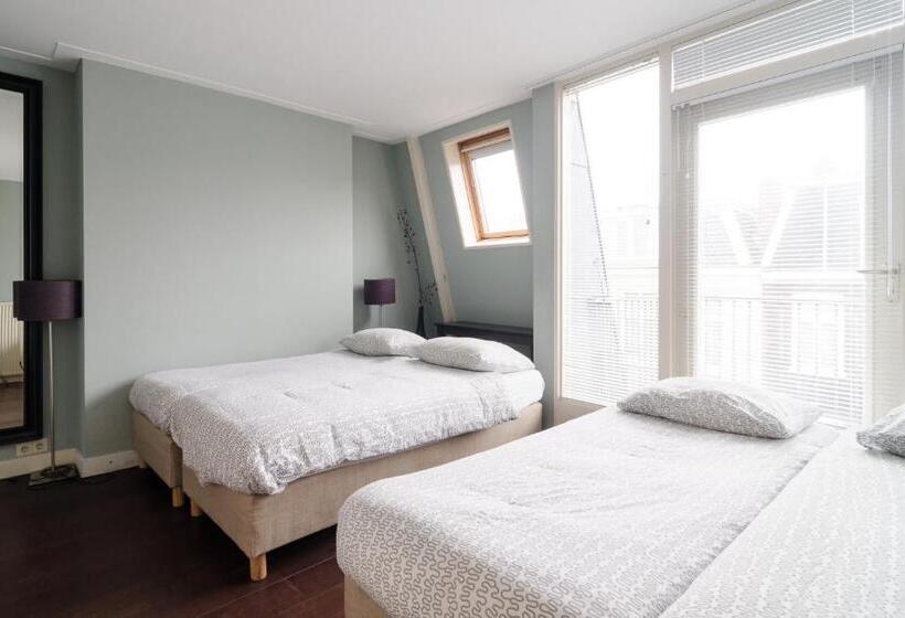 דירת חדר סופריור, Marnix Top: 8p Near Leidsche