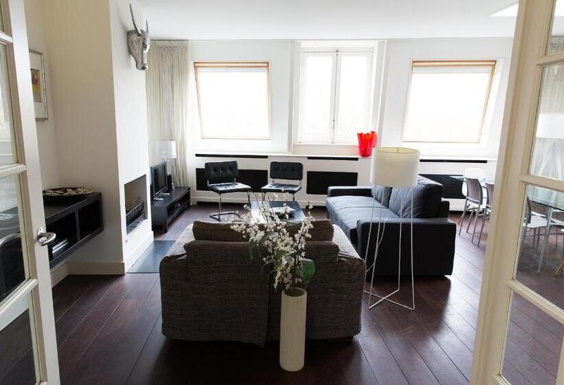 דירת חדר סופריור, Marnix Top: 8p Near Leidsche