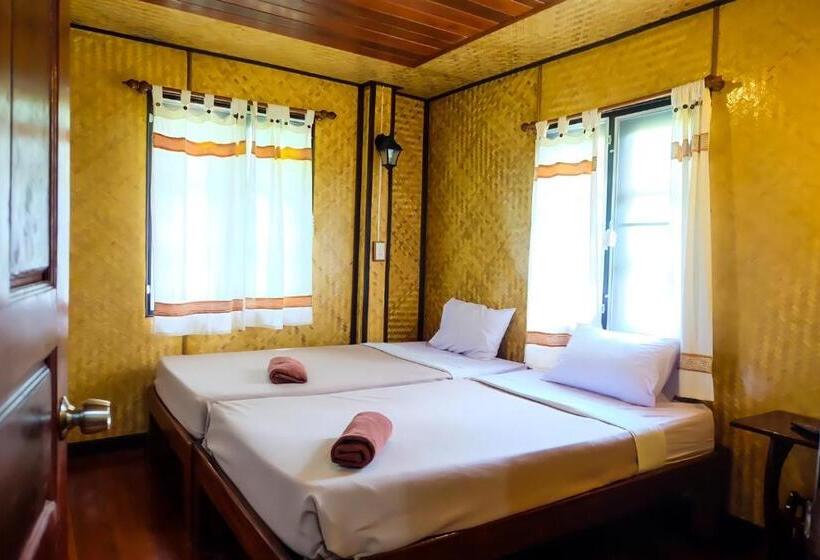 スタンダード４人部屋, Baansuan Lychee Maeklong Resort Ampawa