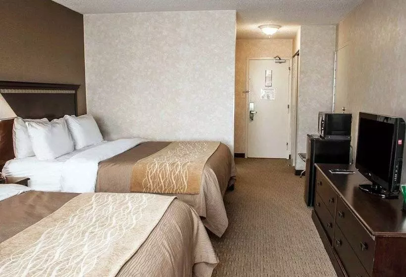 ２ダブルベッドのスタンダードルーム, Quality Inn Seekonkprovidence