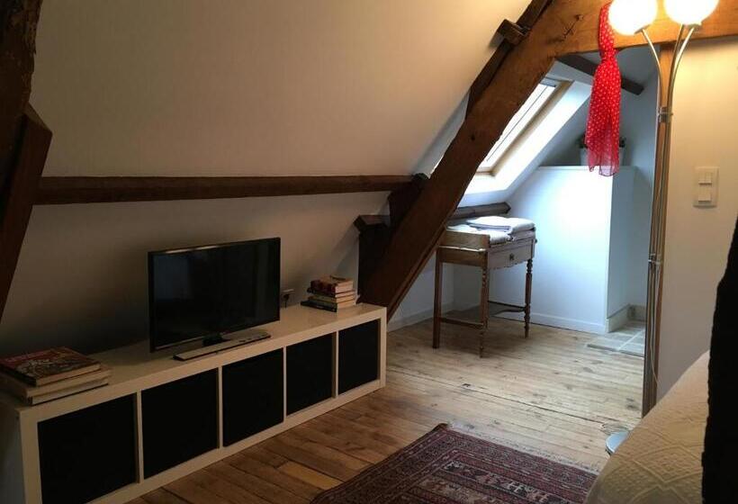 带花园景观的标准工作室, Studio Des Perriots