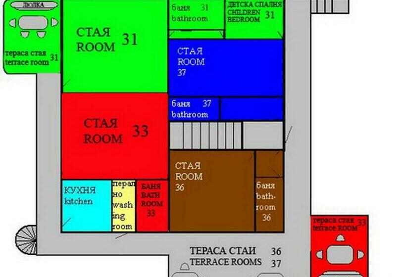 اتاق استاندارد با چشمانداز دریا, Villa Summer House