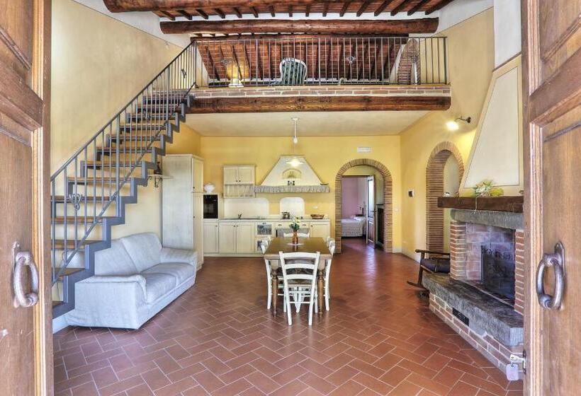 침실 1개 복층 룸, Terra Di Cortona