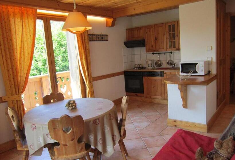 １ベッドルームアパートメント, Résidence Chalet Des Granges