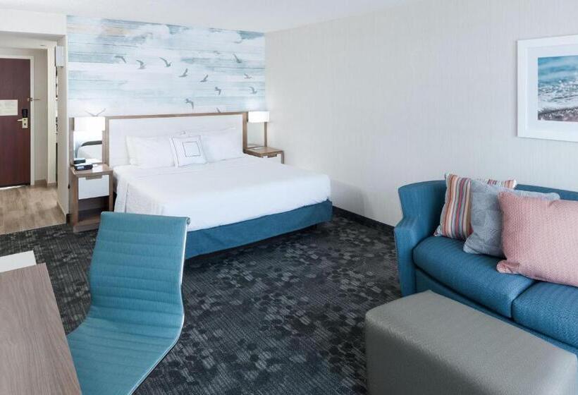 带大床的标准间, Courtyard Virginia Beach Oceanfront/north 37th Street