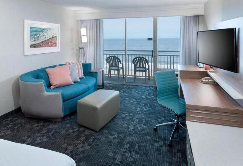 带大床的标准间, Courtyard Virginia Beach Oceanfront/north 37th Street