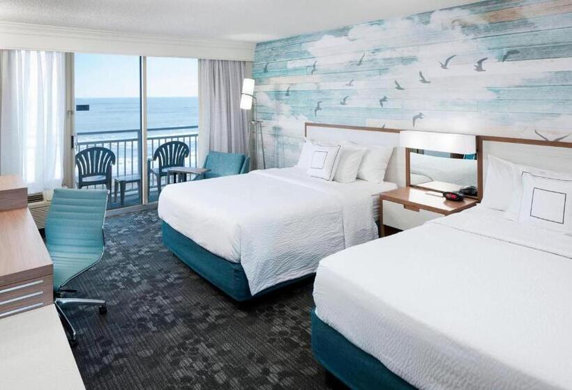 海景标准间带阳台, Courtyard Virginia Beach Oceanfront/north 37th Street