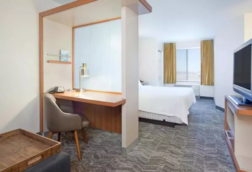キングサイズベッドのスイートルーム, Springhill Suites By Marriott Wichita East At Plazzio