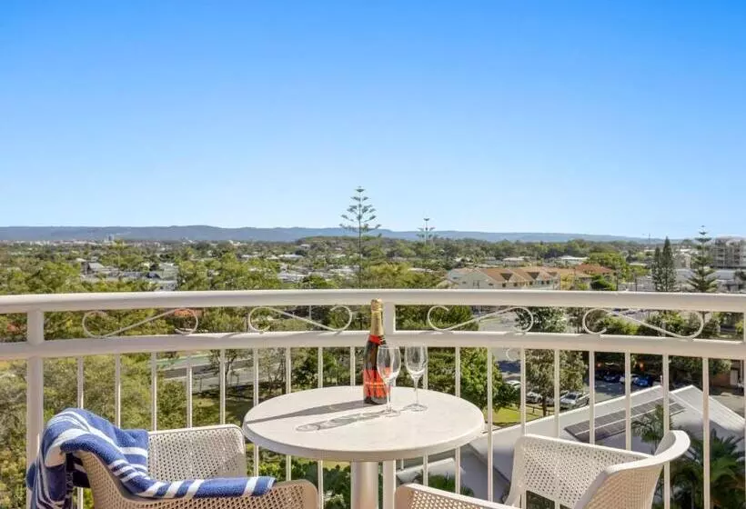 آپارتمان 1 خوابه با چشم‌انداز باغ, Ultiqa Burleigh Mediterranean Resort
