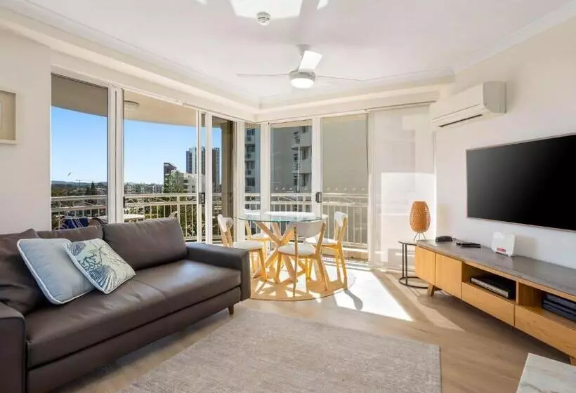 آپارتمان 1 خوابه با چشم‌انداز باغ, Ultiqa Burleigh Mediterranean Resort