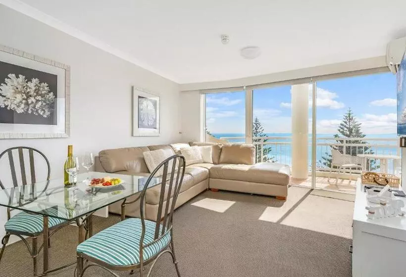 آپارتمان 1 خوابه با چشم‌انداز دریا, Ultiqa Burleigh Mediterranean Resort