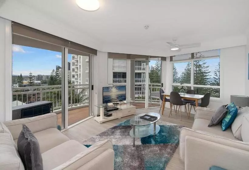 آپارتمان سوپریور 1 خوابه با چشم‌انداز دریا, Ultiqa Burleigh Mediterranean Resort