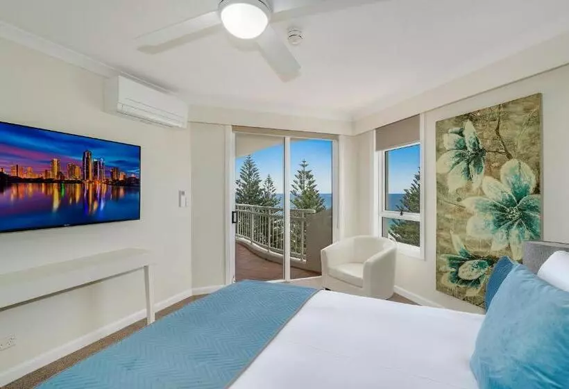 آپارتمان 2 خوابه با چشم‌انداز دریا, Ultiqa Burleigh Mediterranean Resort