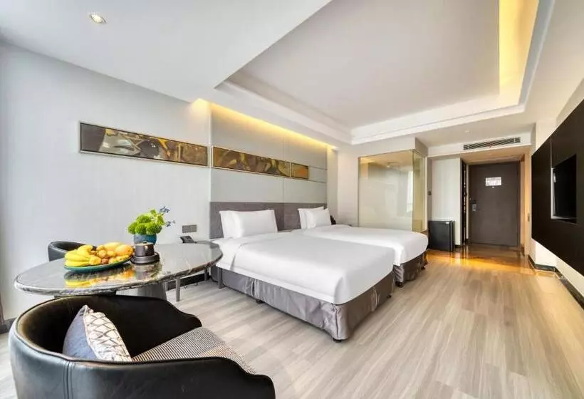 キングサイズベッドのデラックスルーム, Yiwu International Mansion