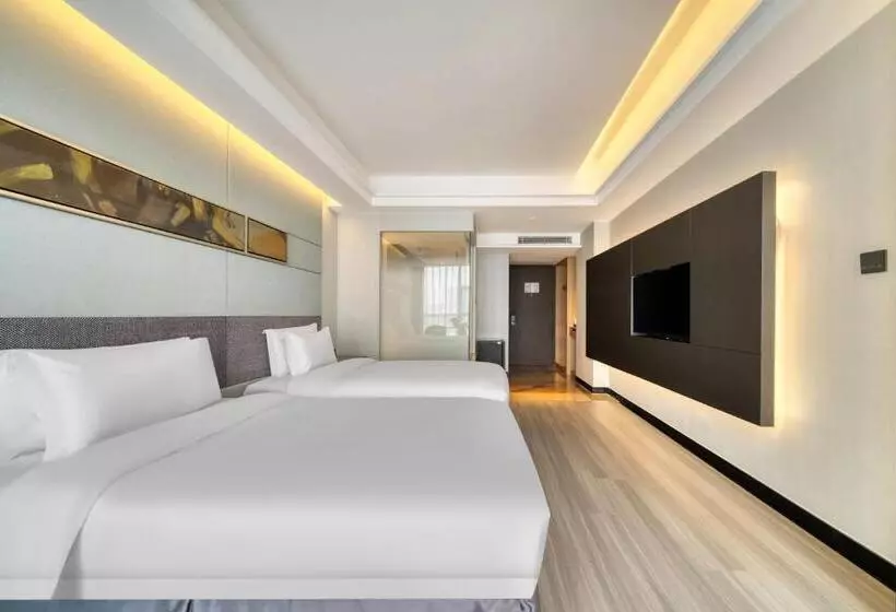 キングサイズベッドのデラックスルーム, Yiwu International Mansion