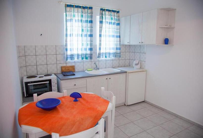 Апартаменты 1 Спальня с Балконом, Litsa Mare Apartments
