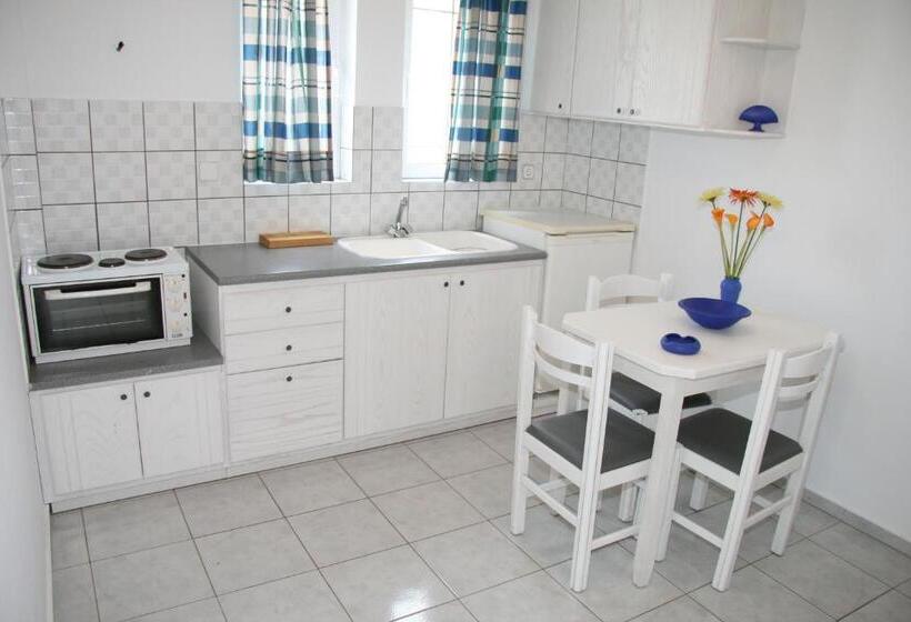 Апартаменты 1 Спальня с Балконом, Litsa Mare Apartments