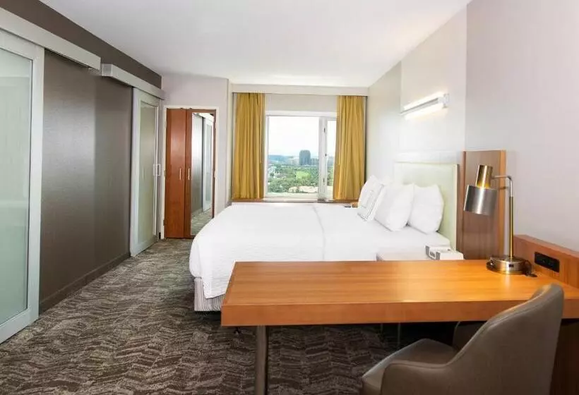 キングサイドベッドのスタンダードワンルーム, Springhill Suites By Marriott Las Vegas Convention Center